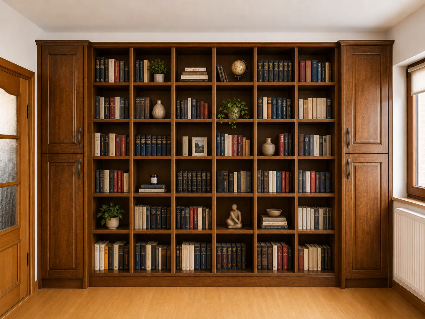 Birou și bibliotecă realizate la comandă de BIGAL Design