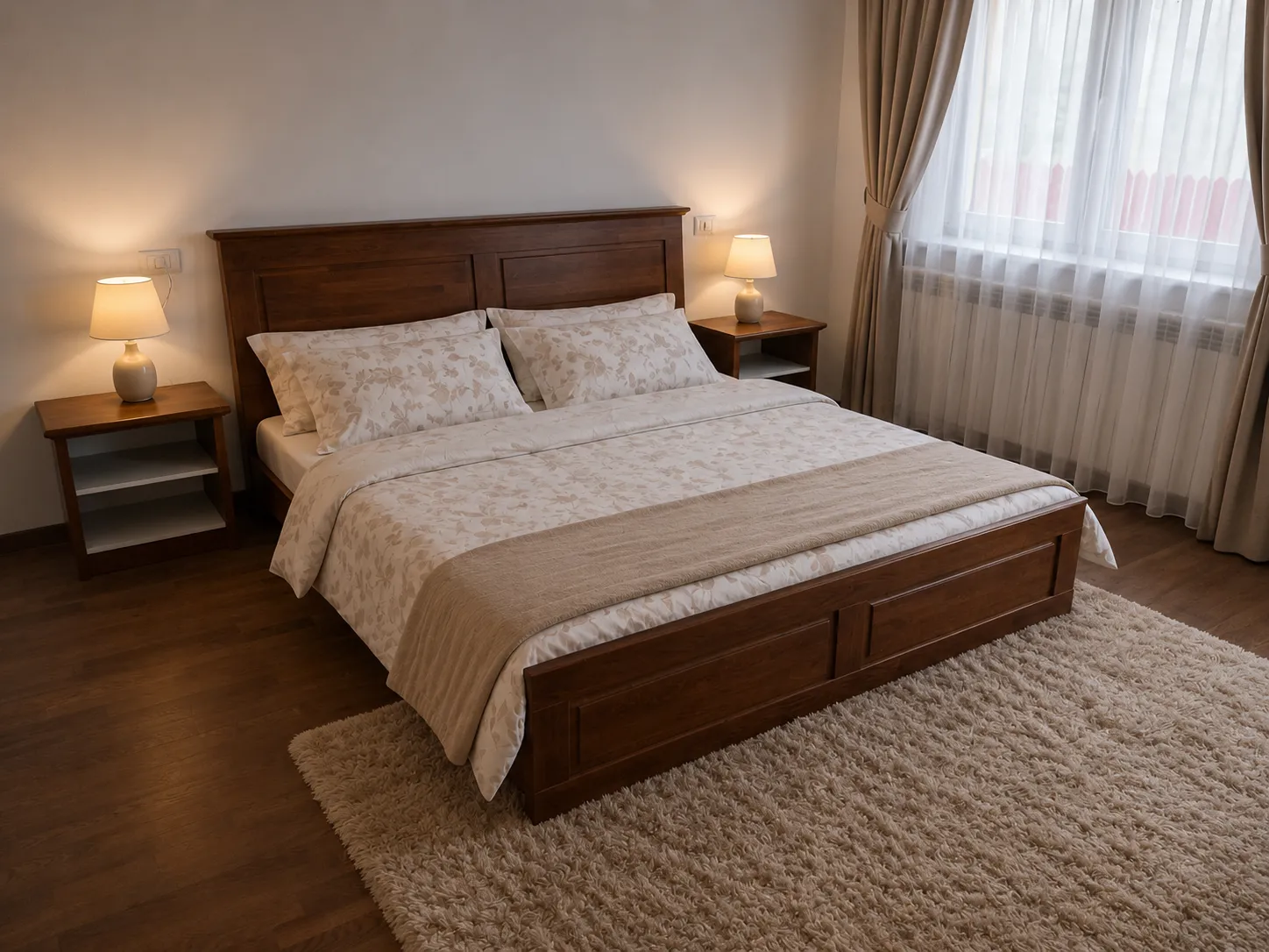 Dormitor cu mobilier realizat la comandă de BIGAL Design