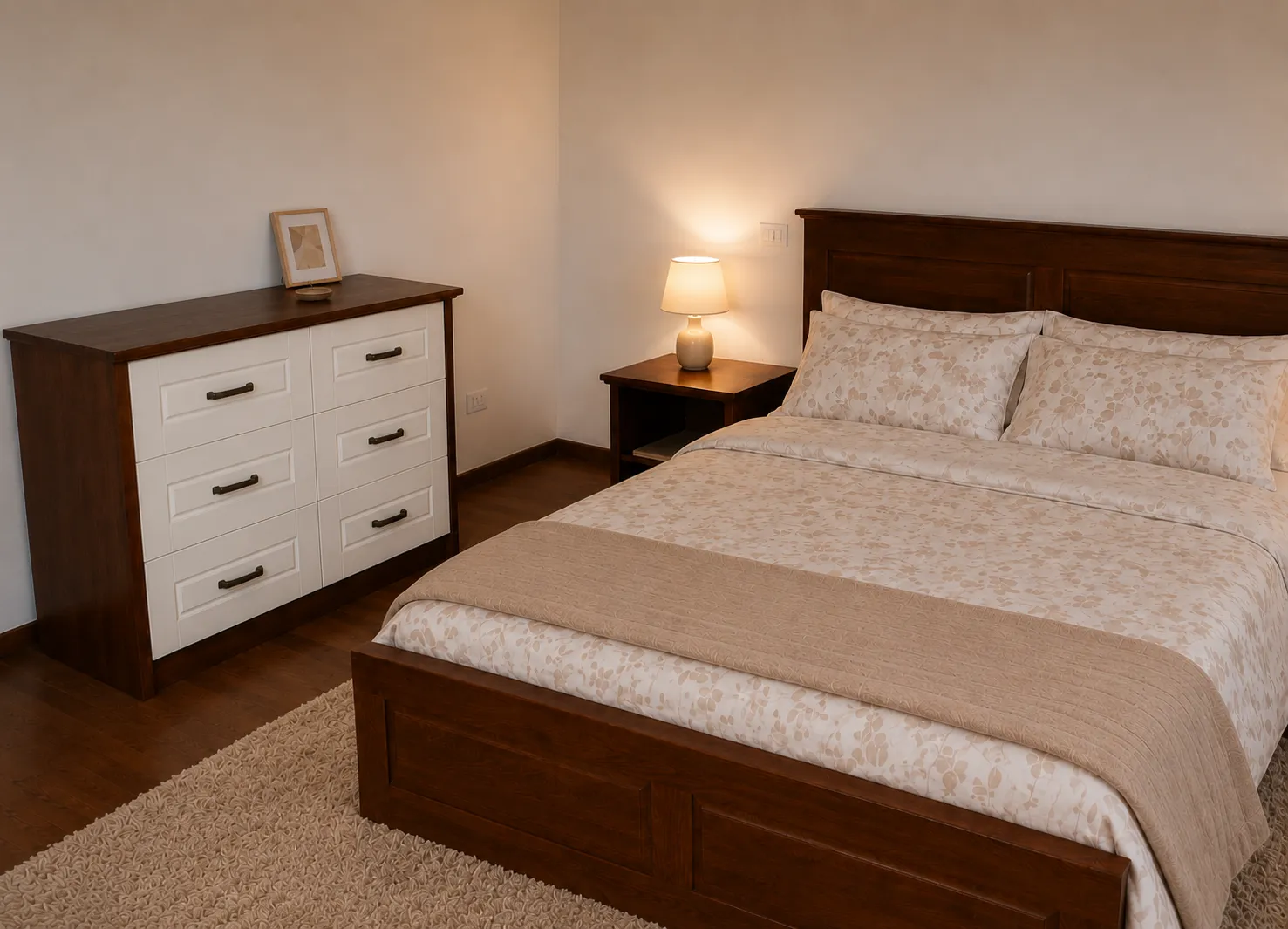 Dormitor cu mobilier realizat la comandă de BIGAL Design